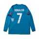 Real Madryt dla Dzieci Cristiano Ronaldo 7 2017 Retro Koszulka Trzeci Długie Rękawy