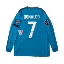 Real Madryt Cristiano Ronaldo 7 2017 Retro Koszulka Męska Trzeci Długie Rękawy