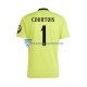Strój Bramkarski Real Madryt COURTOIS 1 Koszulka Męska Trzeci 2024-2025 Krótkie Rękawy
