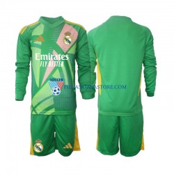 Strój Bramkarski Real Madryt dla Dzieci Koszulka Trzeci 2024-2025 Długie Rękawy