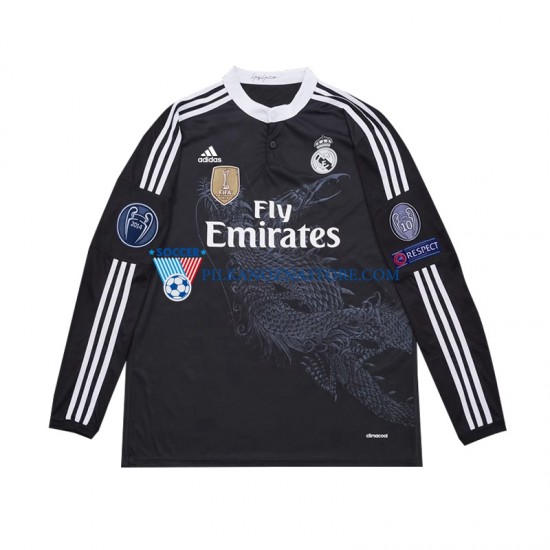 Real Madryt 2014 Retro Koszulka Męska Trzeci Długie Rękawy