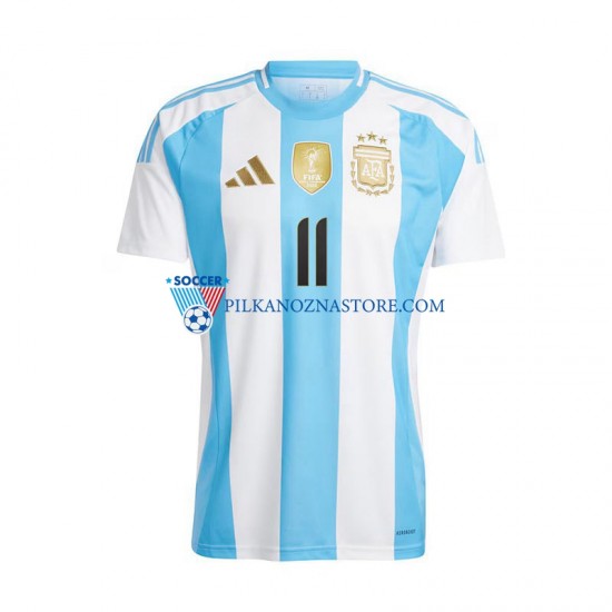 Argentyna Di Maria 11 Koszulka Męska Domowy 2024 Krótkie Rękawy