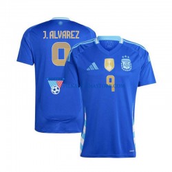 Argentyna Julian Alvarez 9 Koszulka Męska Wyjazdowy 2024 Krótkie Rękawy