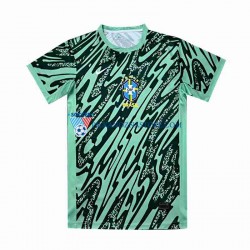 Strój Bramkarski Brazylia Koszulka Męska Trzeci 2024 Krótkie Rękawy