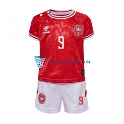 Dania dla Dzieci Hojlund 9 Koszulka Domowy Euro 2024 Krótkie Rękawy