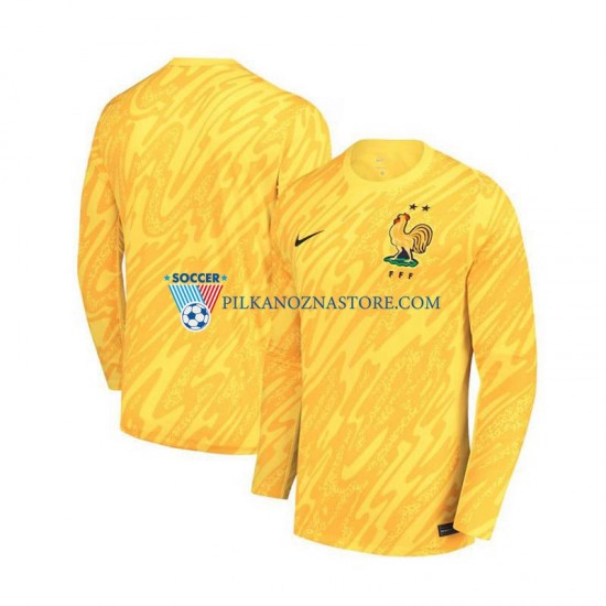 Strój Bramkarski Francja Koszulka Męska Domowy Euro 2024 Krótkie Rękawy