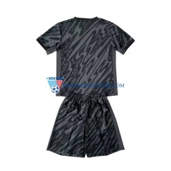 Strój Bramkarski Francja dla Dzieci Koszulka Wyjazdowy Euro 2024 Krótkie Rękawy