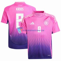 Niemcy Toni Kroos Koszulka Męska Wyjazdowy Euro 2024 Krótkie Rękawy