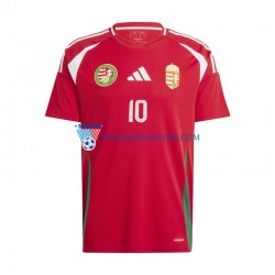 Węgry Dominik Szoboszlai 10 Koszulka Męska Domowy Euro 2024 Krótkie Rękawy