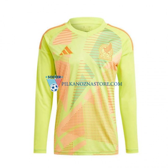 Strój Bramkarski Meksyk Koszulka Męska Wyjazdowy Euro 2024 Długie Rękawy