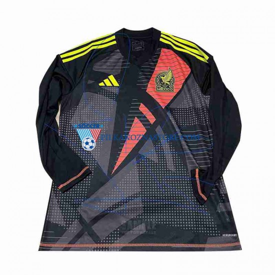 Strój Bramkarski Meksyk Koszulka Męska Domowy 2024 Długie Rękawy