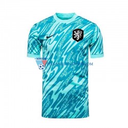 Strój Bramkarski Holandia Koszulka Męska Trzeci Euro 2024 Krótkie Rękawy