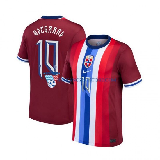 Norwegia Martin Odegaard 10 Koszulka Męska Domowy 2024 Krótkie Rękawy