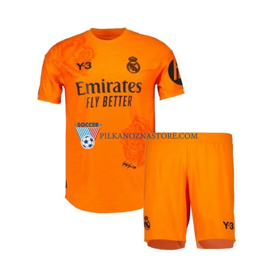 Strój Bramkarski Real Madryt dla Dzieci Y3 Koszulka Trzeci 2023-2024 Krótkie Rękawy