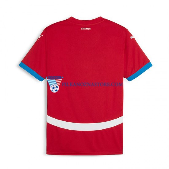 Serbia Koszulka Męska Domowy Euro 2024 Krótkie Rękawy