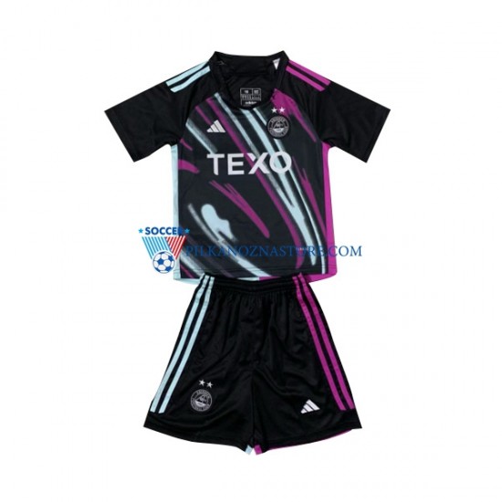 Aberdeen dla Dzieci Koszulka Wyjazdowy 2023-2024 Krótkie Rękawy