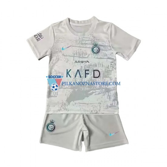 dla Dzieci Al-Nassr Koszulka Trzeci 2023-2024 Krótkie Rękawy
