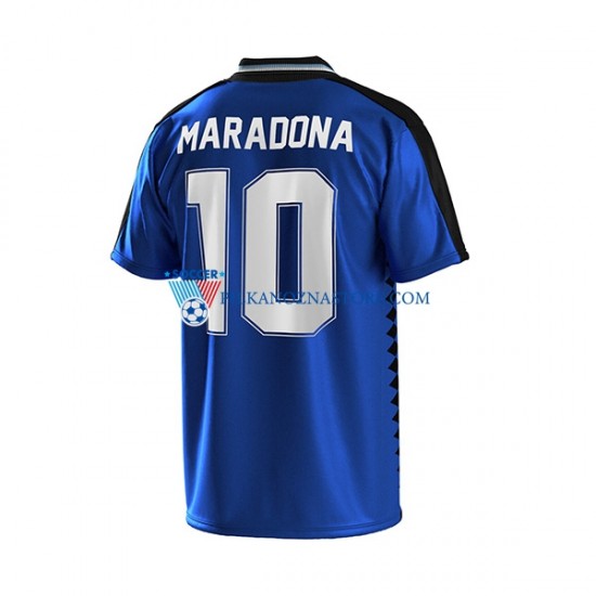 Argentyna dla Dzieci MARADONA 10 Retro Koszulka Wyjazdowy 1994 Krótkie Rękawy