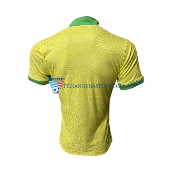 Brazylia Koszulka Męska Domowy 2023-2024 Krótkie Rękawy