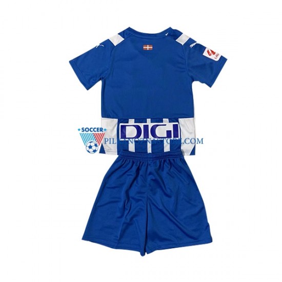 dla Dzieci Deportivo Alaves Koszulka Domowy 2023-2024 Krótkie Rękawy