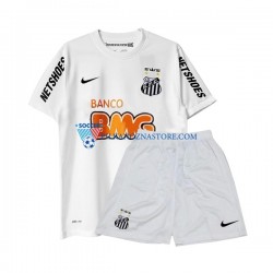 Santos FC dla Dzieci -2012 Retro Koszulka Domowy 2011 Krótkie Rękawy