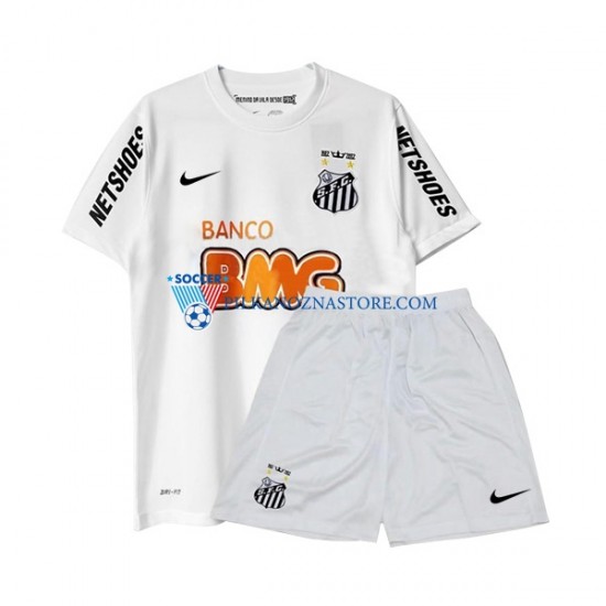Santos FC dla Dzieci -2012 Retro Koszulka Domowy 2011 Krótkie Rękawy