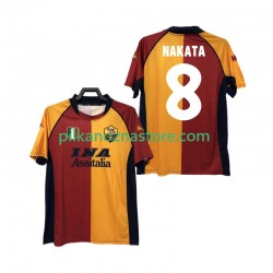 AS Roma AKATA 8 2000-2001 Retro Koszulka Męska Domowy Krótkie Rękawy