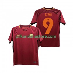 AS Roma DZEKO 9 2017-2018 Retro Koszulka Męska Domowy Krótkie Rękawy