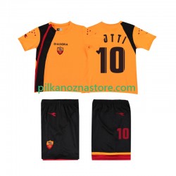 AS Roma dla Dzieci TOTTI 10 2005- Retro Koszulka Domowy 2006 Krótkie Rękawy