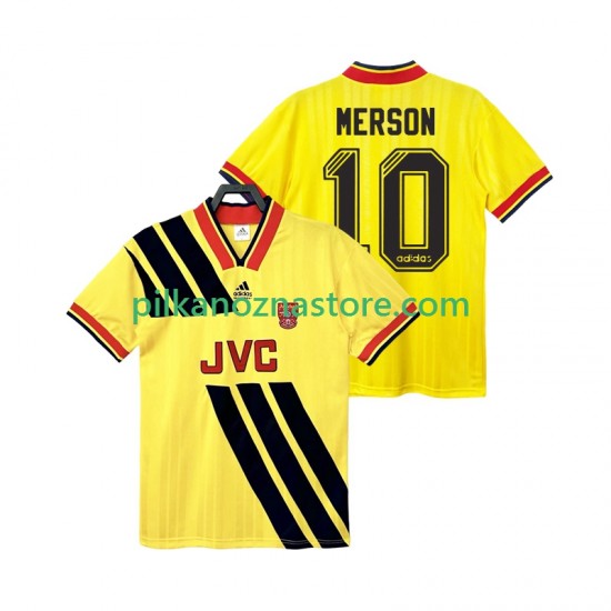 Arsenal MERSON 10 1993 Retro Koszulka Męska Wyjazdowy 1994 Krótkie Rękawy