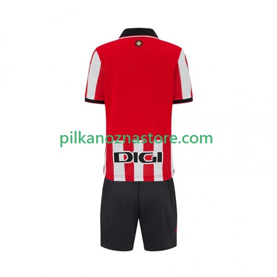 Athletic Bilbao dla Dzieci Koszulka Domowy 2025-2026 Krótkie Rękawy