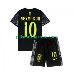 Brazylia dla Dzieci Neymar JR 10 Cheist the Redeemer Football Shirts Domowy 2024 Krótkie Rękawy