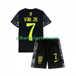 Brazylia dla Dzieci Vinicius Junior 7 Cheist the Redeemer Football Shirts Domowy 2024 Krótkie Rękawy