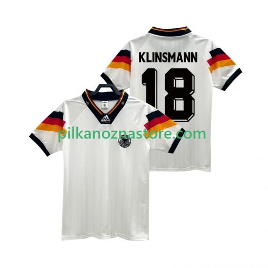 Niemcy KLINSMANN 18 1992 Retro Koszulka Męska Domowy Krótkie Rękawy