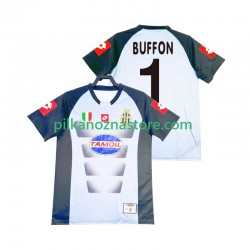 Strój Bramkarski Juventus Buffon 1 Retro Koszulka Męska Domowy 2002-2003 Krótkie Rękawy