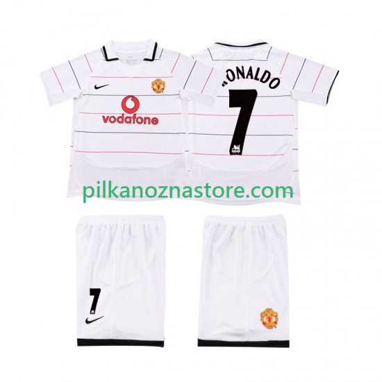 Manchester United dla Dzieci Cristiano Ronaldo 7 2003 2005 Retro Koszulka Domowy Krótkie Rękawy