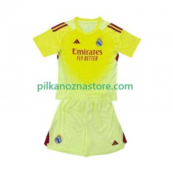 Strój Bramkarski Real Madryt dla Dzieci Koszulka Czwarty 2025-2026 Krótkie Rękawy