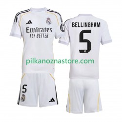 Real Madryt dla Dzieci Jude Bellingham 5 Koszulka Domowy 2025-2026 Krótkie Rękawy