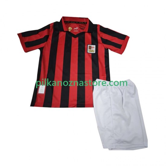 AC Milan dla Dzieci 125th Anniversary Koszulka Domowy 2024-2025 Krótkie Rękawy