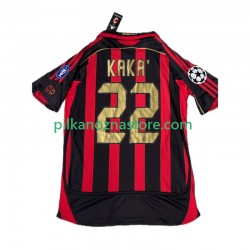 AC Milan KAKA 8 2007 Retro Koszulka Męska Domowy 2006 Krótkie Rękawy