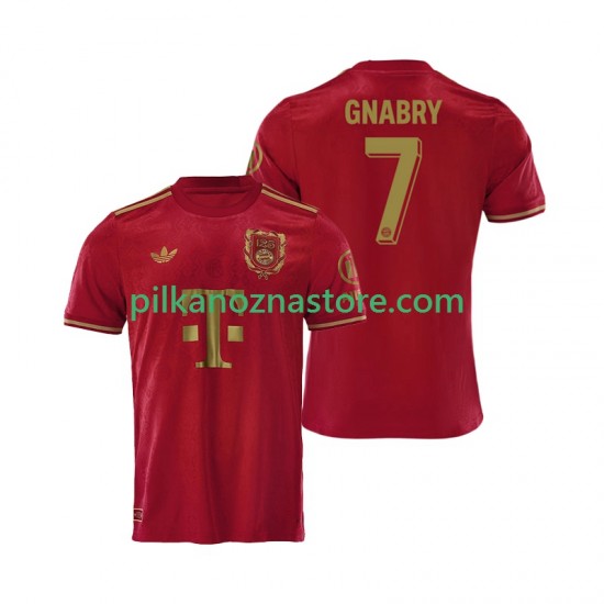Bayern Monachium 125th Anniversary Serge Gnabry 7 Red Koszulka Męska Domowy 2024-2025 Krótkie Rękawy Bayern Monachium 125th Anniversary Serge Gnabry 7 Red Koszulka Męska Domowy 2024-2025 Krótkie Rękawy