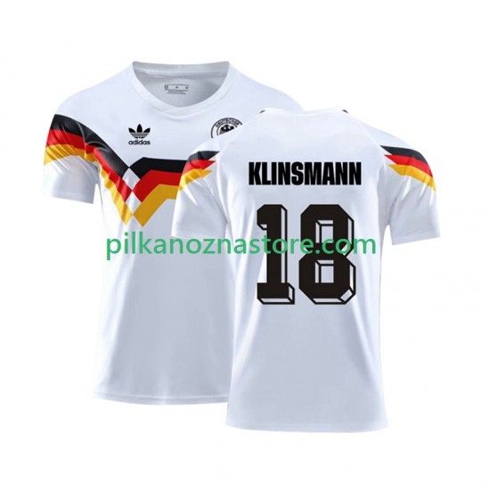 Niemcy Klinsmann 18 1990 Retro Koszulka Męska Domowy Krótkie Rękawy