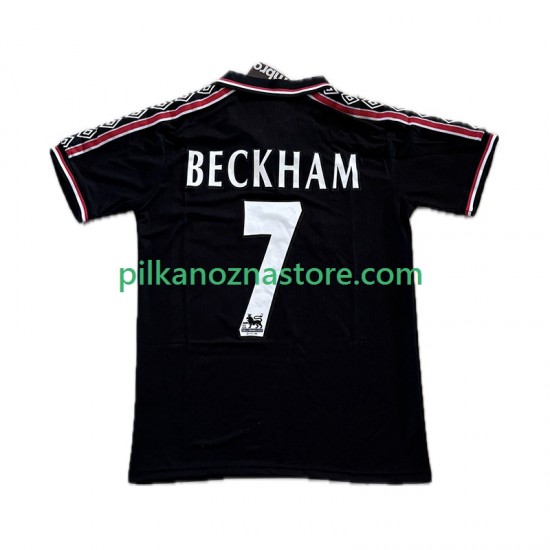 Manchester United Beckham 7 Retro Koszulka Męska Trzeci 1998 1999 Krótkie Rękawy