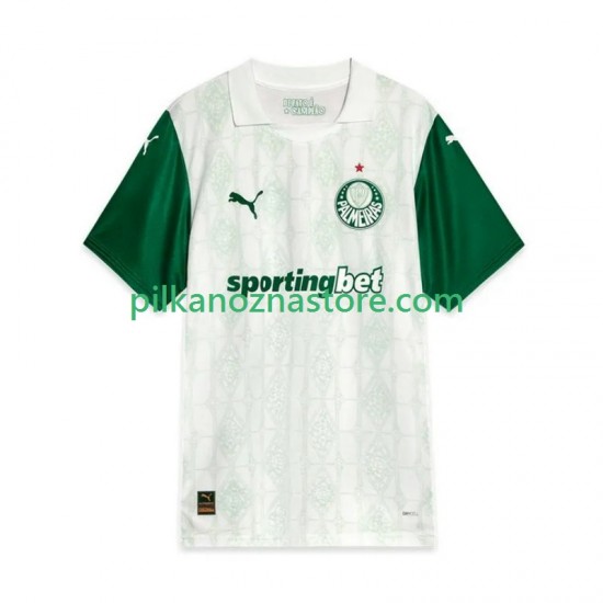 Palmeiras Koszulka Męska Wyjazdowy 2025 Krótkie Rękawy