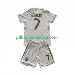 Real Madryt dla Dzieci Cristiano Ronaldo 7 2012 Retro Koszulka Domowy 2011 Krótkie Rękawy