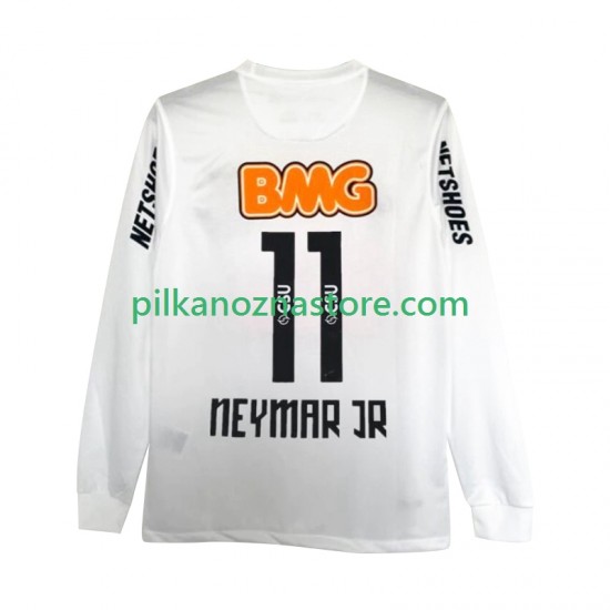 Santos FC Neymar JR 11 2012 Retro Koszulka Męska Domowy 2011 Długie Rękawy