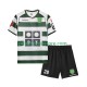 Sporting CP dla Dzieci Cristiano Ronaldo 28 2001 2003 Retro Koszulka Domowy Krótkie Rękawy
