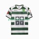 Sporting CP 2001 2003 Retro Koszulka Męska Domowy Krótkie Rękawy