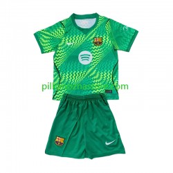 Strój Bramkarski FC Barcelona dla Dzieci Koszulka Domowy 2026-2027 Krótkie Rękawy