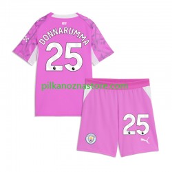 Strój Bramkarski Manchester City dla Dzieci Gianluigi Donnarumma Koszulka Wyjazdowy 2026-2027 Krótkie Rękawy